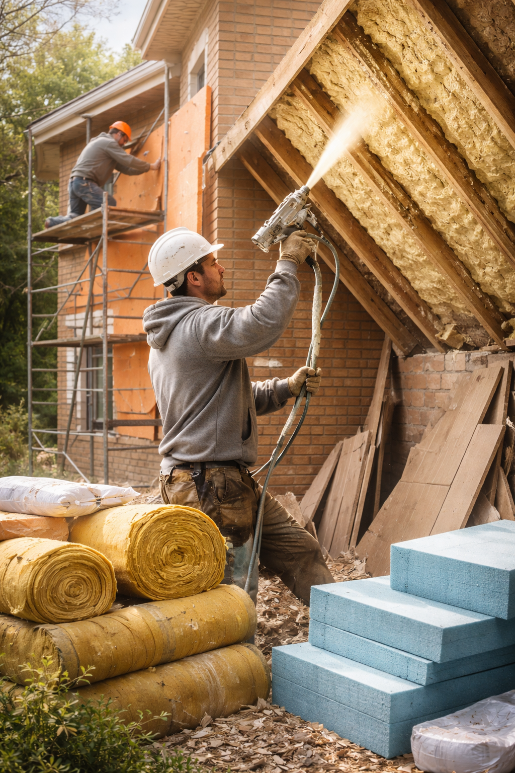 Утепление домов в Надыме под ключ от 4359 руб/м2 | Профессионально — ТепломастерНдм