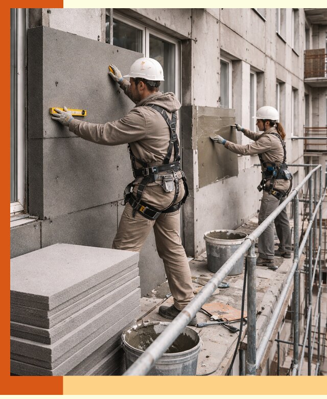 Утепление квартиры снаружи под ключ в Надыме