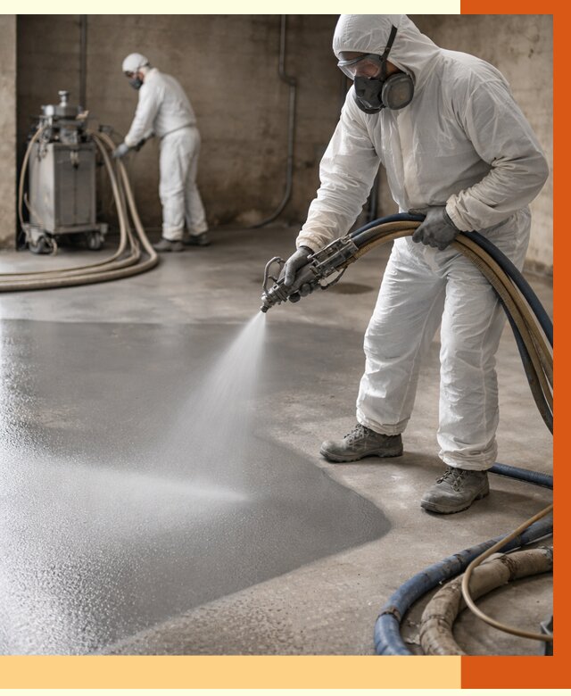 Гидроизоляция полимочевиной в Надыме от 8821 руб/м² — напыление полимерной гидроизоляции | ТепломастерНдм